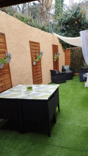 studio 1 étoile paisible,4 couchages,jardin privé